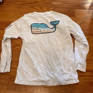 Boys vineyard vines size medium whale shirt